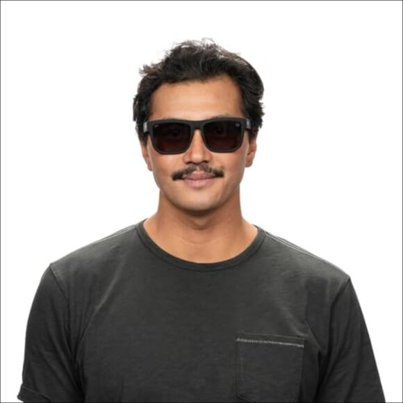 Square Frame Sunglasses with Happy Lens Technology and Polarized Lenses main image 4